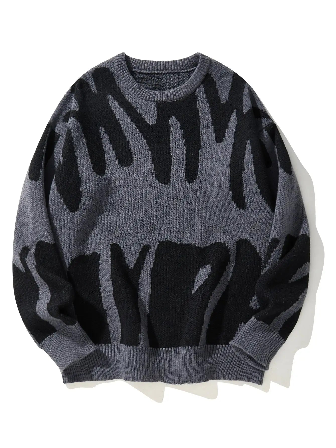 New Popular Winter Irregular Jacquard Sweater