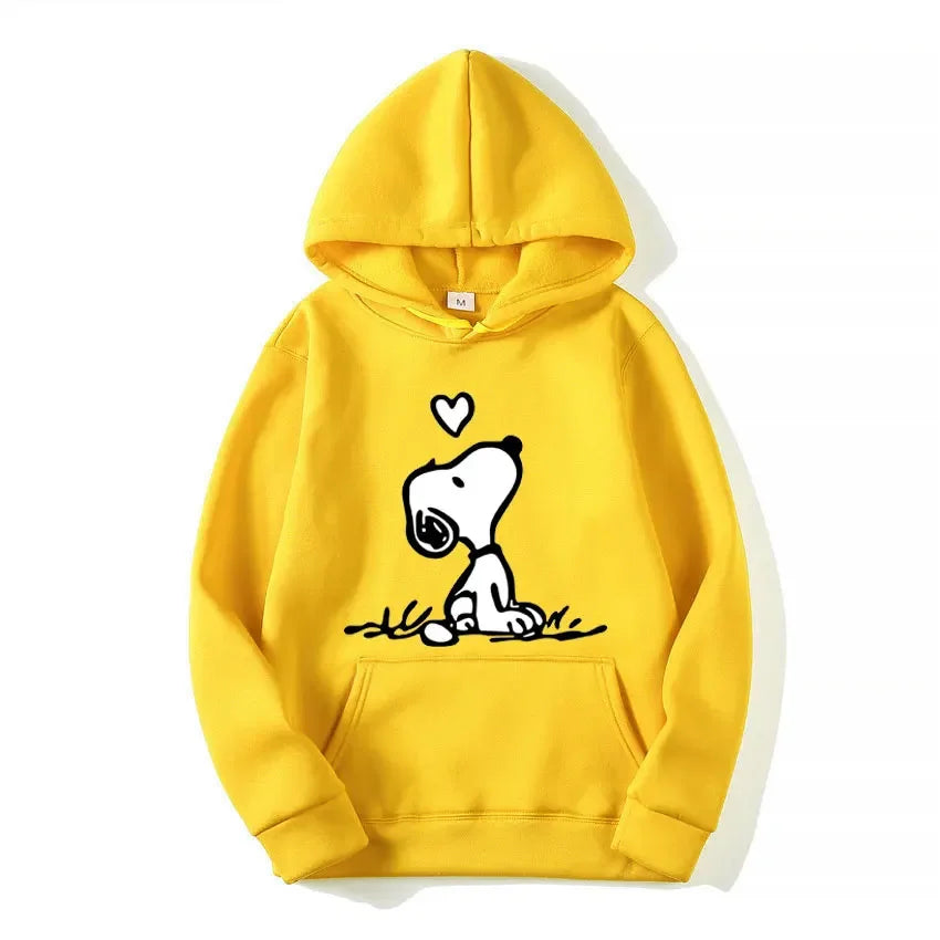 Comics Snoopy Hoodie Women Sweatshirt