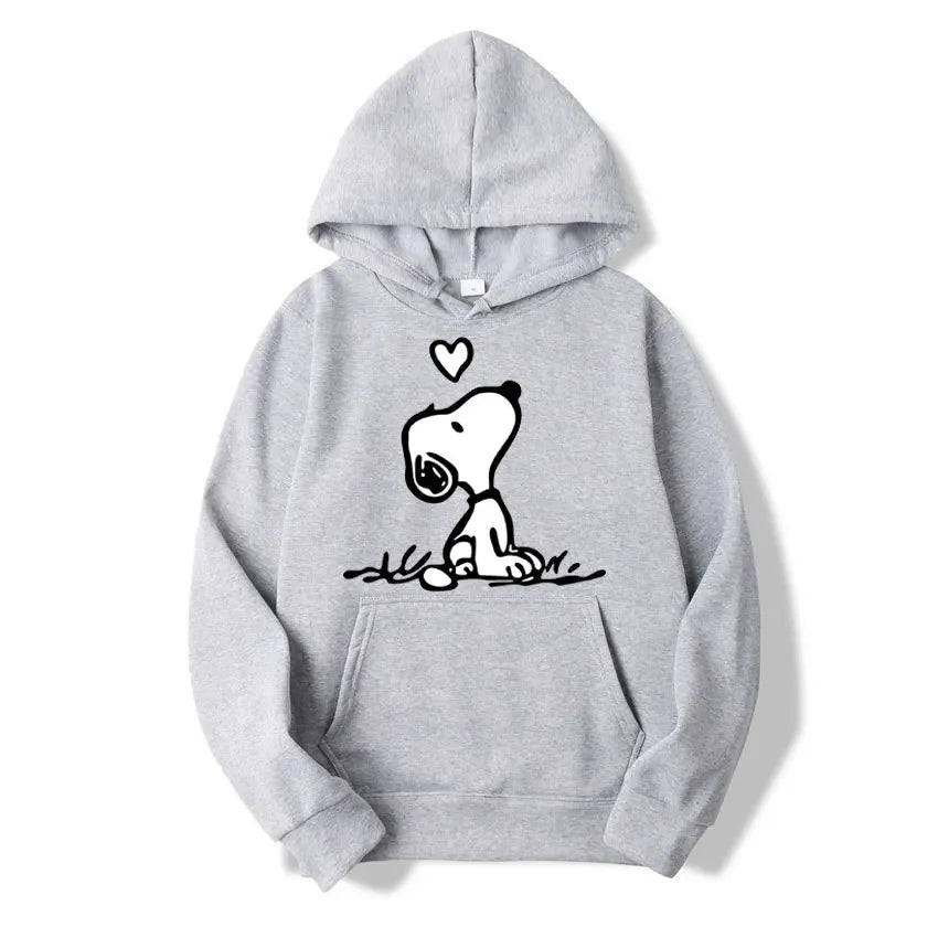 Comics Snoopy Hoodie Women Sweatshirt