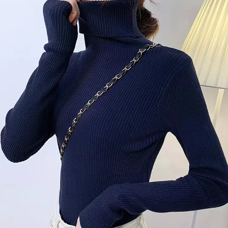 Women Fall Turtleneck Sweater