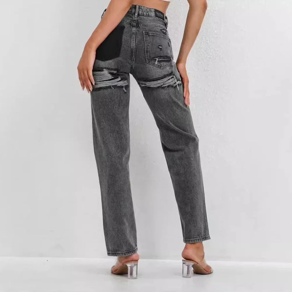 Baggy Jeans Women High Waisted Vintage Denim Pants