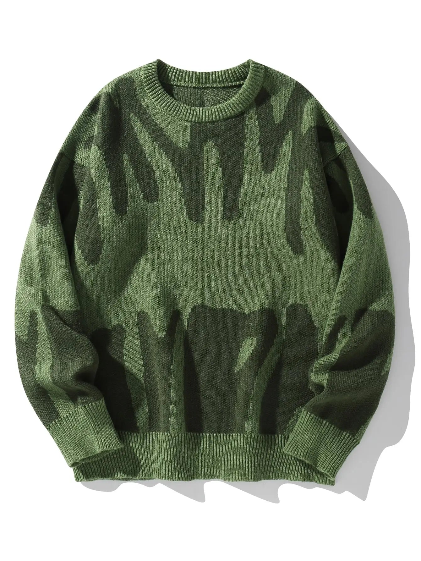 New Popular Winter Irregular Jacquard Sweater