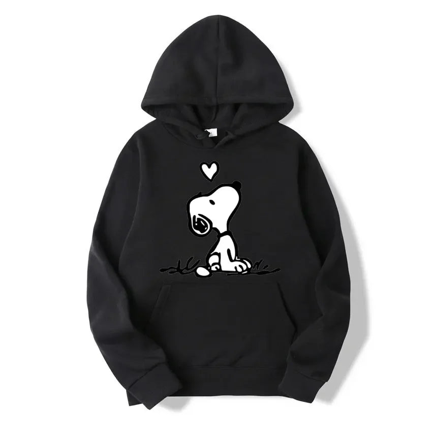 Comics Snoopy Hoodie Women Sweatshirt