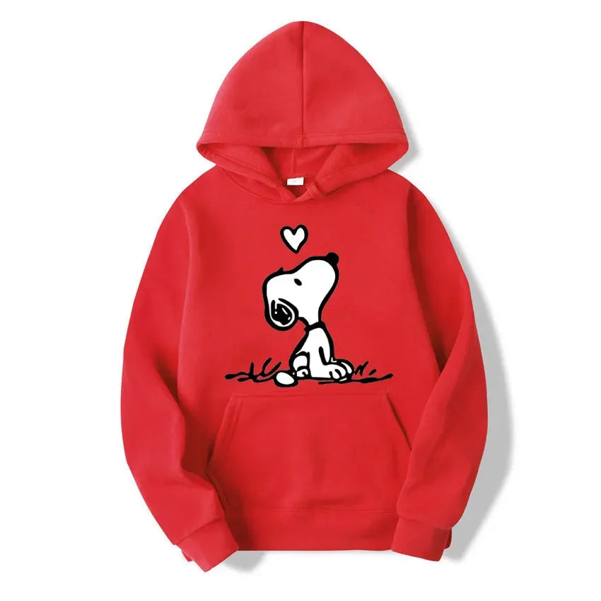 Comics Snoopy Hoodie Women Sweatshirt