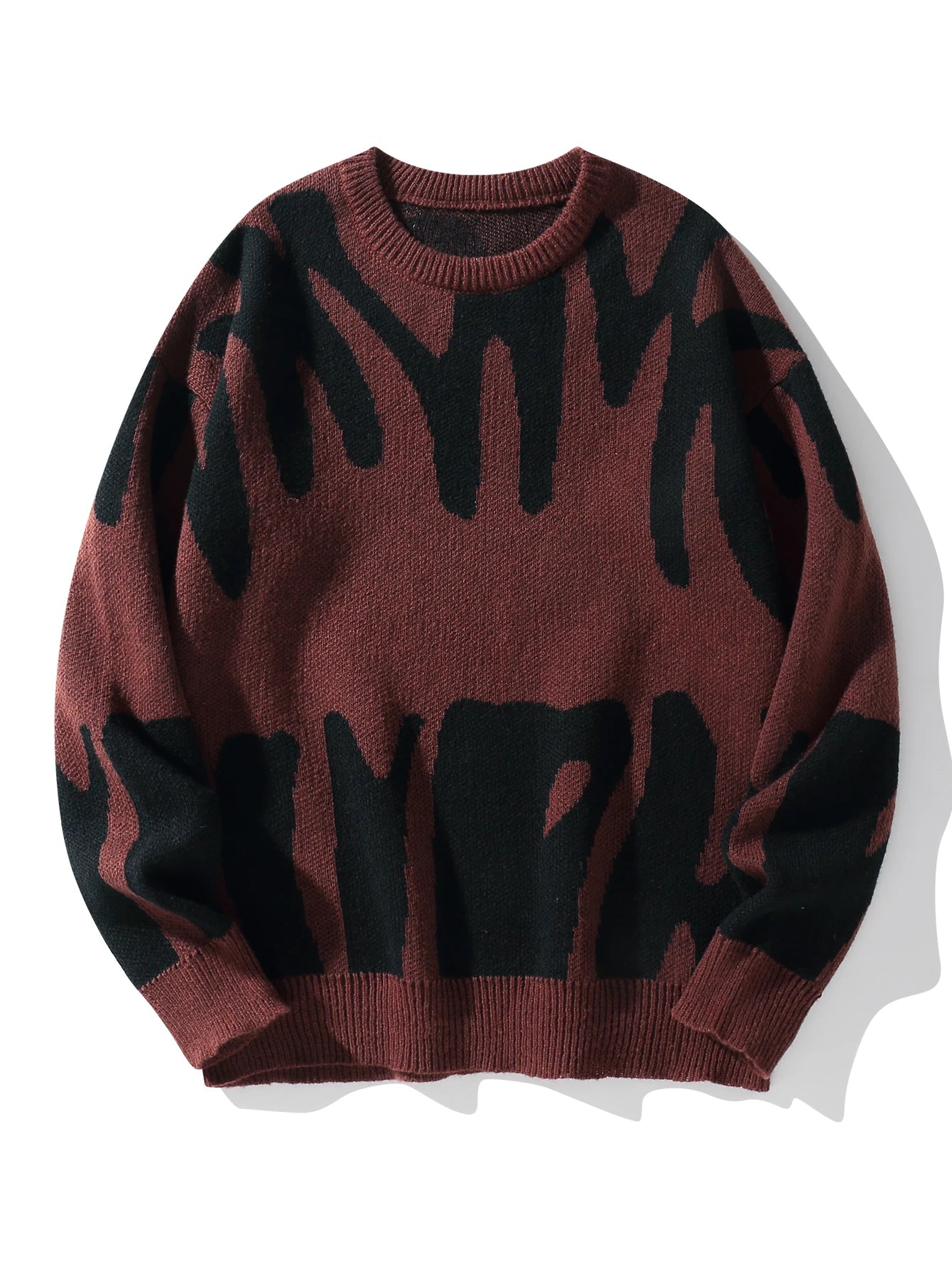 New Popular Winter Irregular Jacquard Sweater