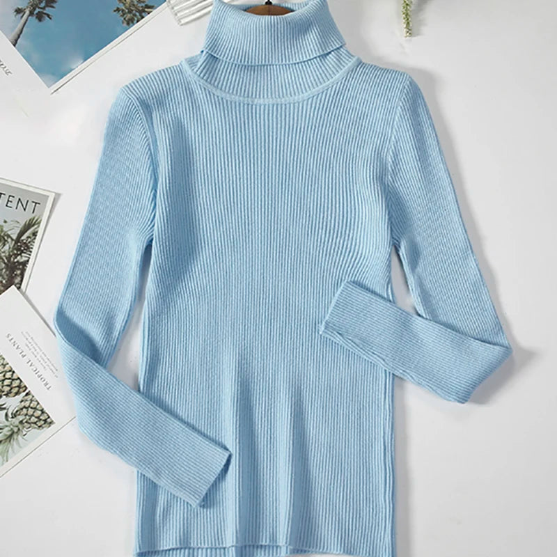 Women Fall Turtleneck Sweater