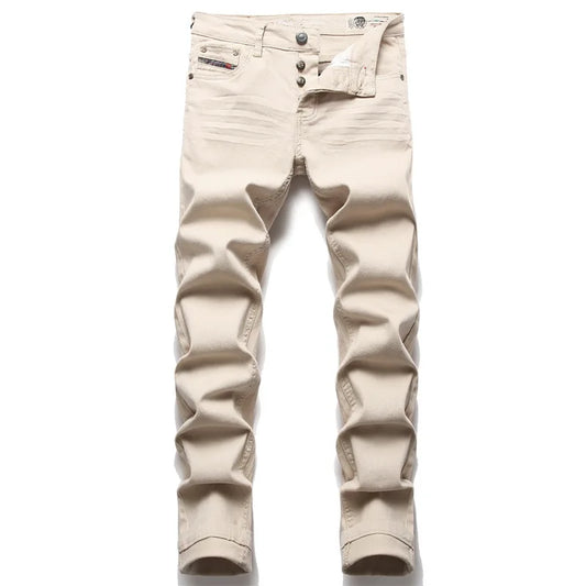 Men's Jeans Simple Atmosphere Pure Color