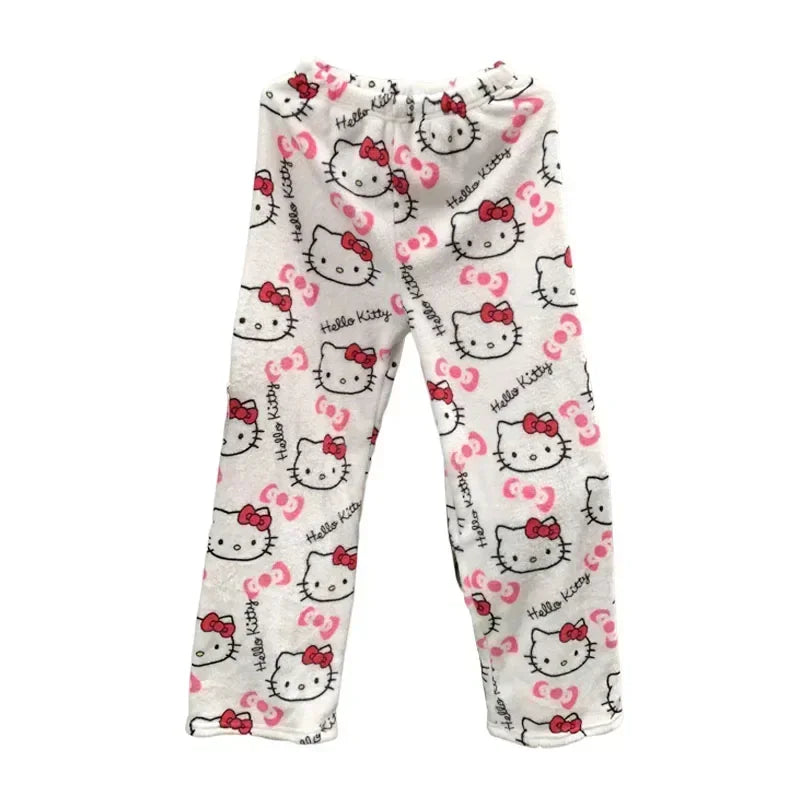 Hello Kitty Fleece Coral Pajama Pants