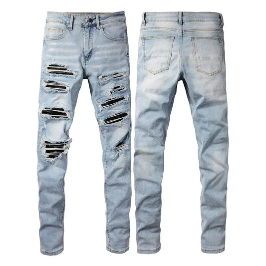 High Street Jeans with Appliqué