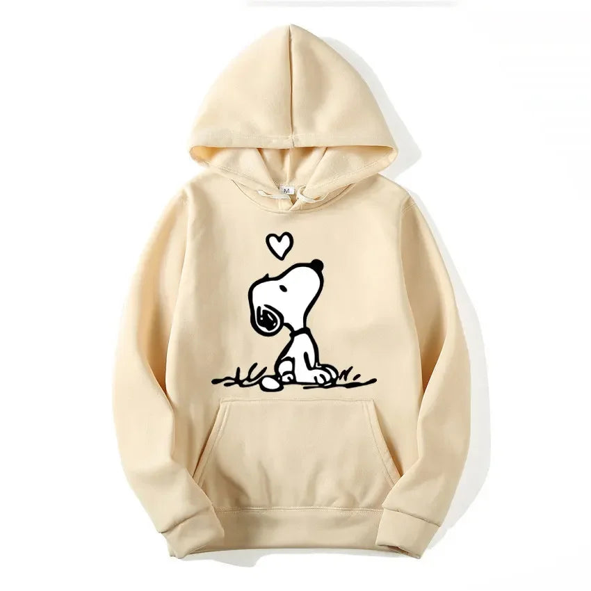 Comics Snoopy Hoodie Women Sweatshirt