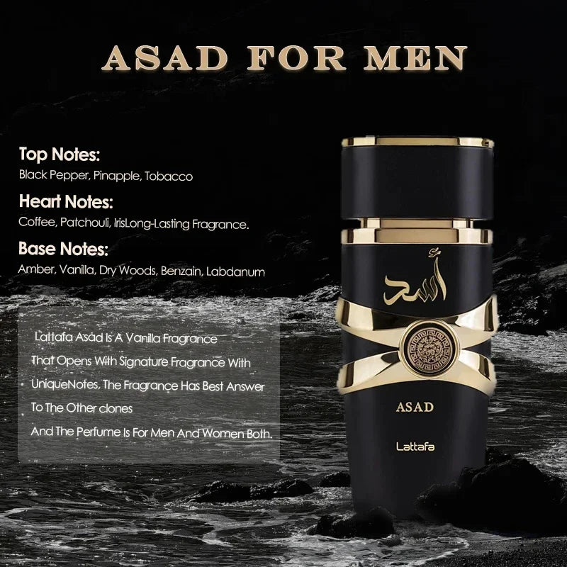 100ml Original Asad Men's Arabian Perfume