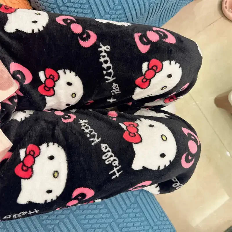 Hello Kitty Fleece Coral Pajama Pants