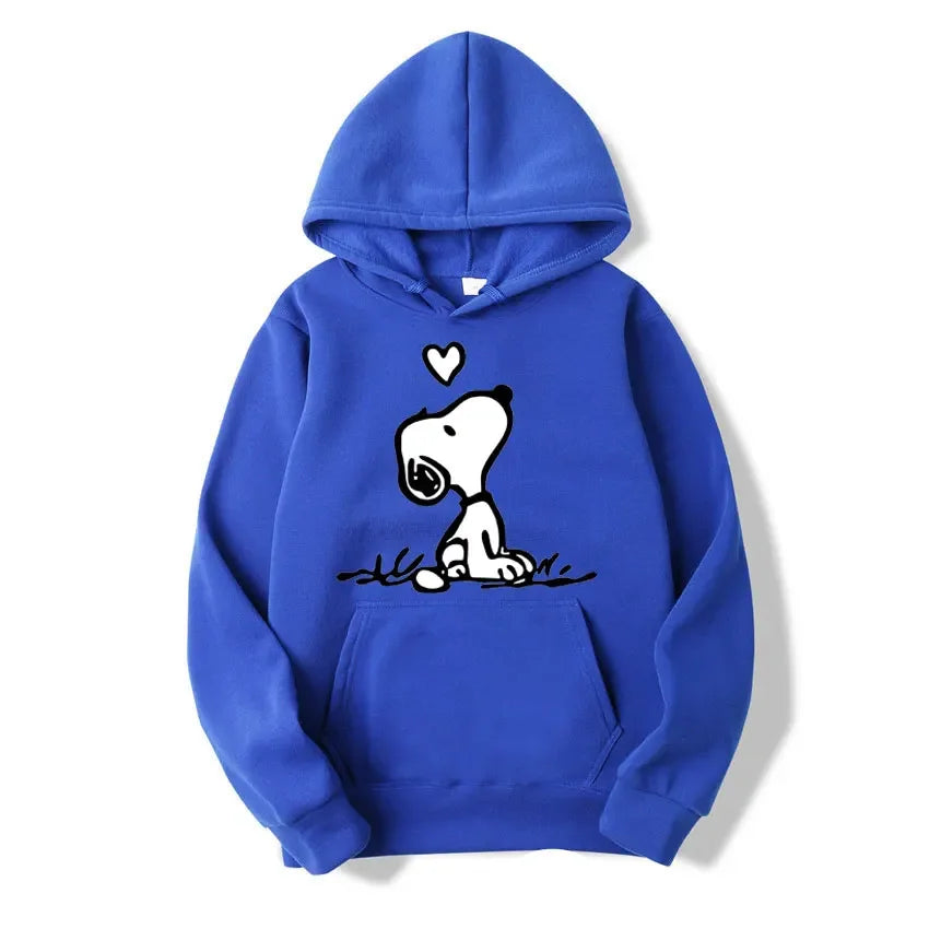 Comics Snoopy Hoodie Women Sweatshirt