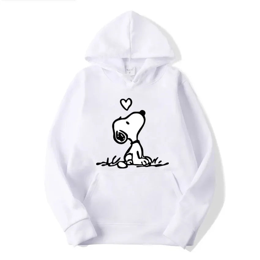 Comics Snoopy Hoodie Women Sweatshirt